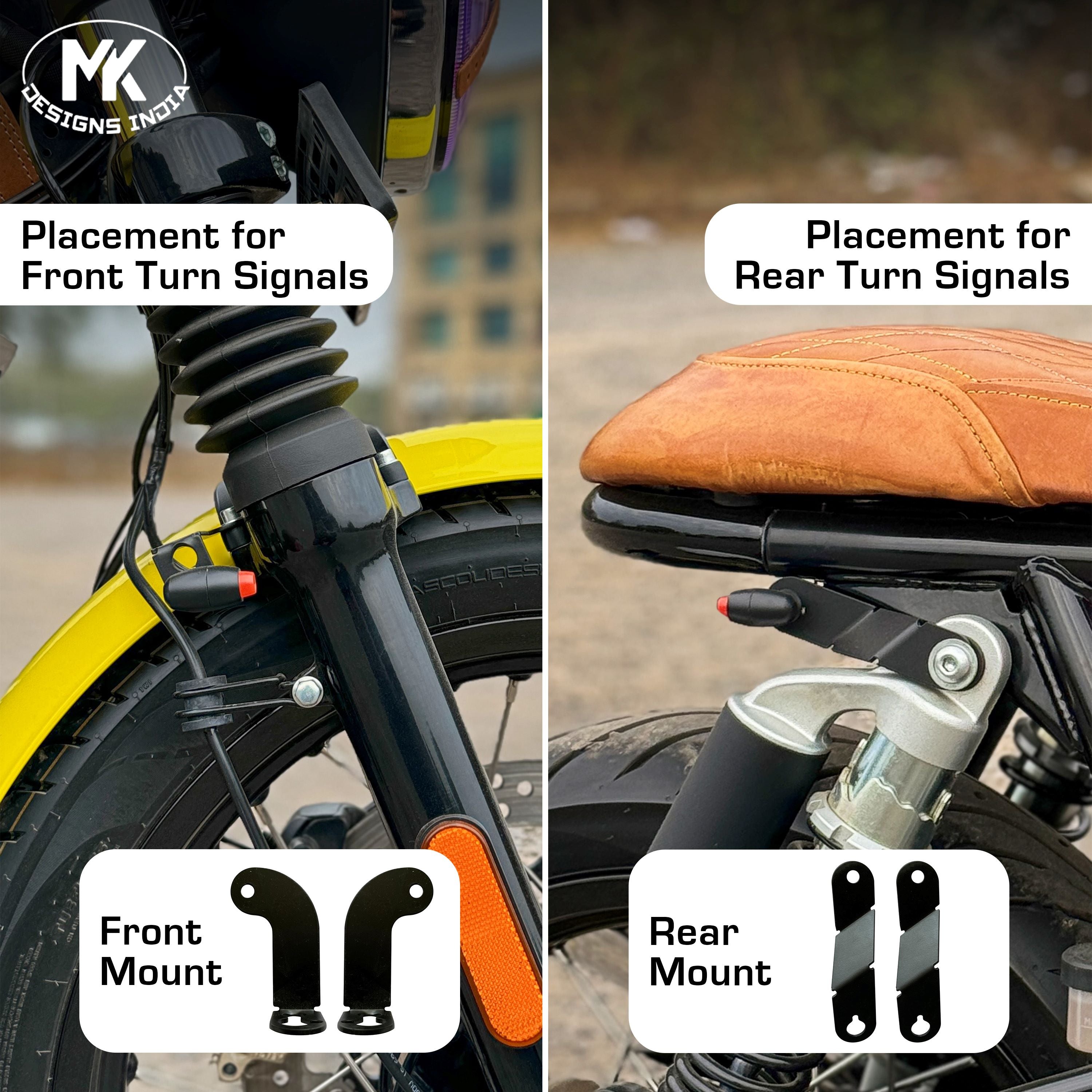 mk_　　看板三つ Turn Signal Mount – MK DESIGNS INDIA