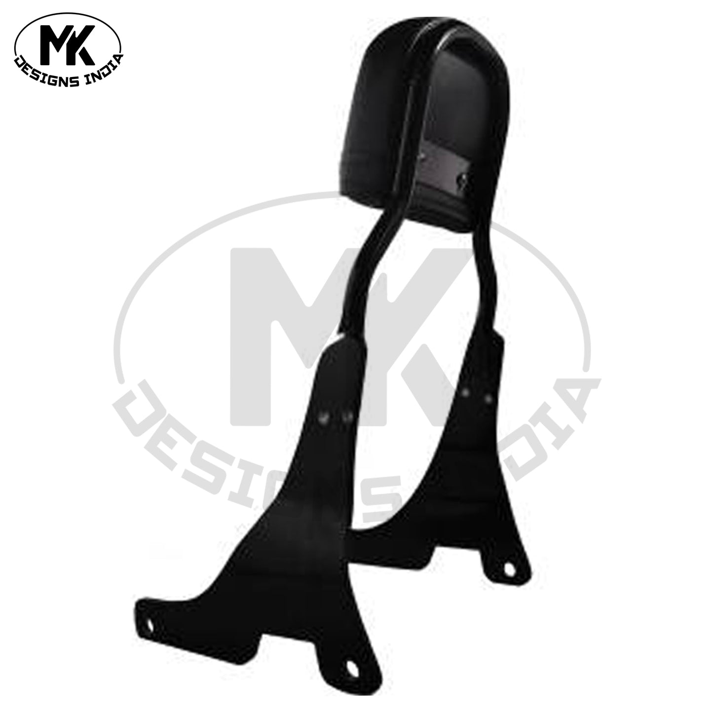 Backrest for Sportster with Detachable Carrier.