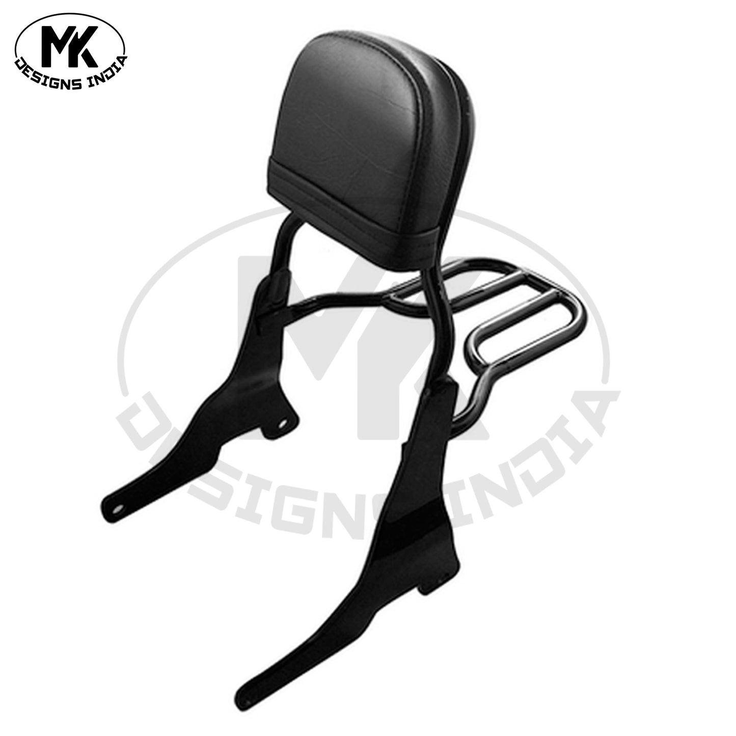 Backrest for Sportster with Detachable Carrier.