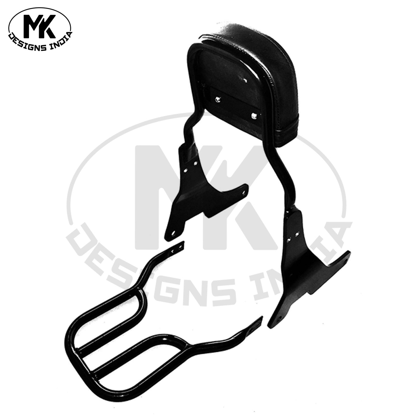 Backrest for Sportster with Detachable Carrier.
