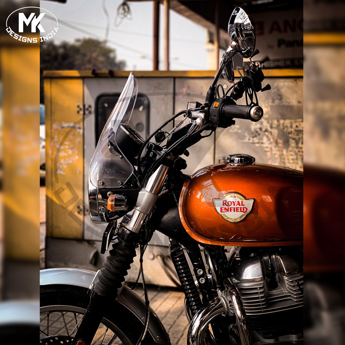 Tall Windscreen Mount (RE Himalayan Windscreen).