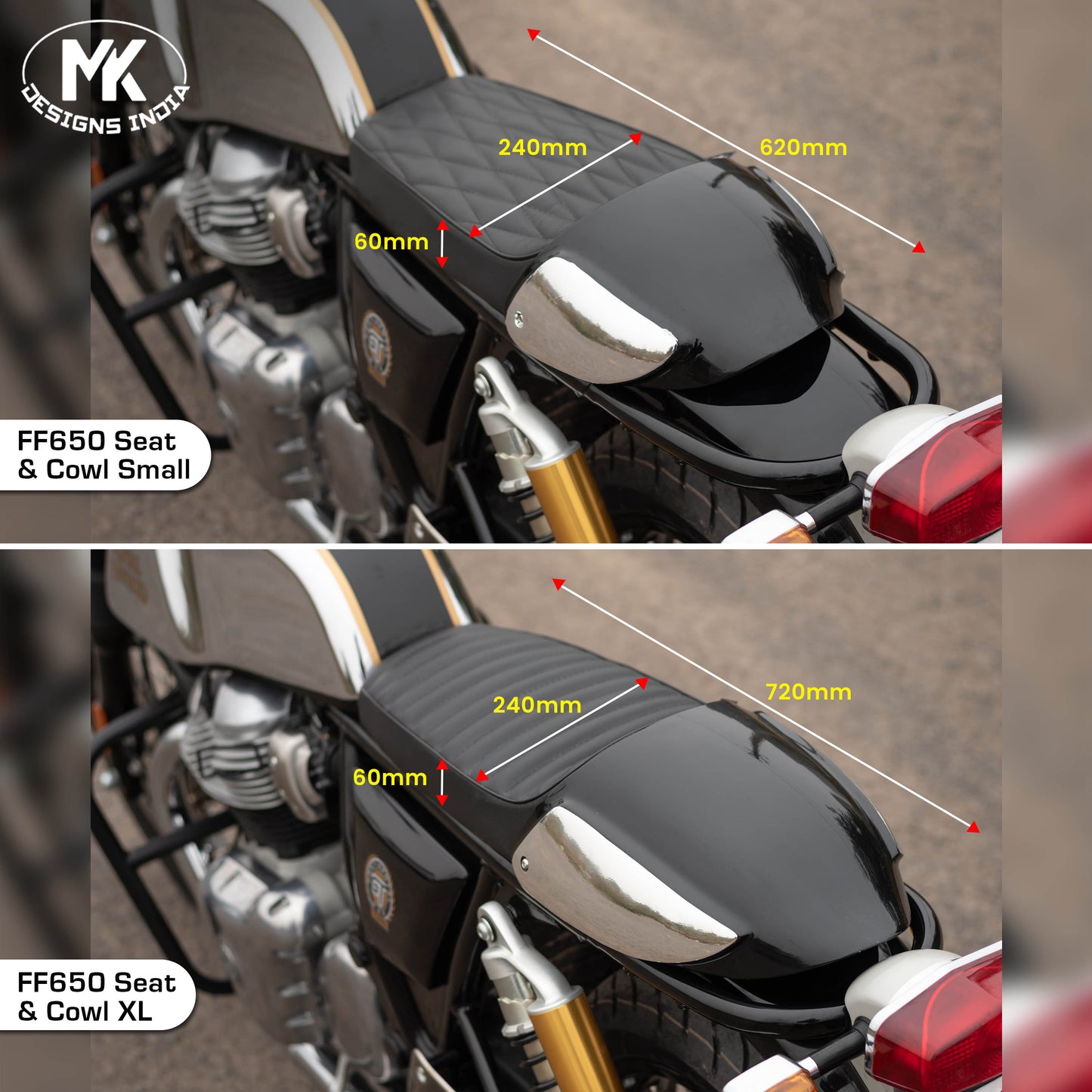CafeRacer Seat & Cowl FF650.