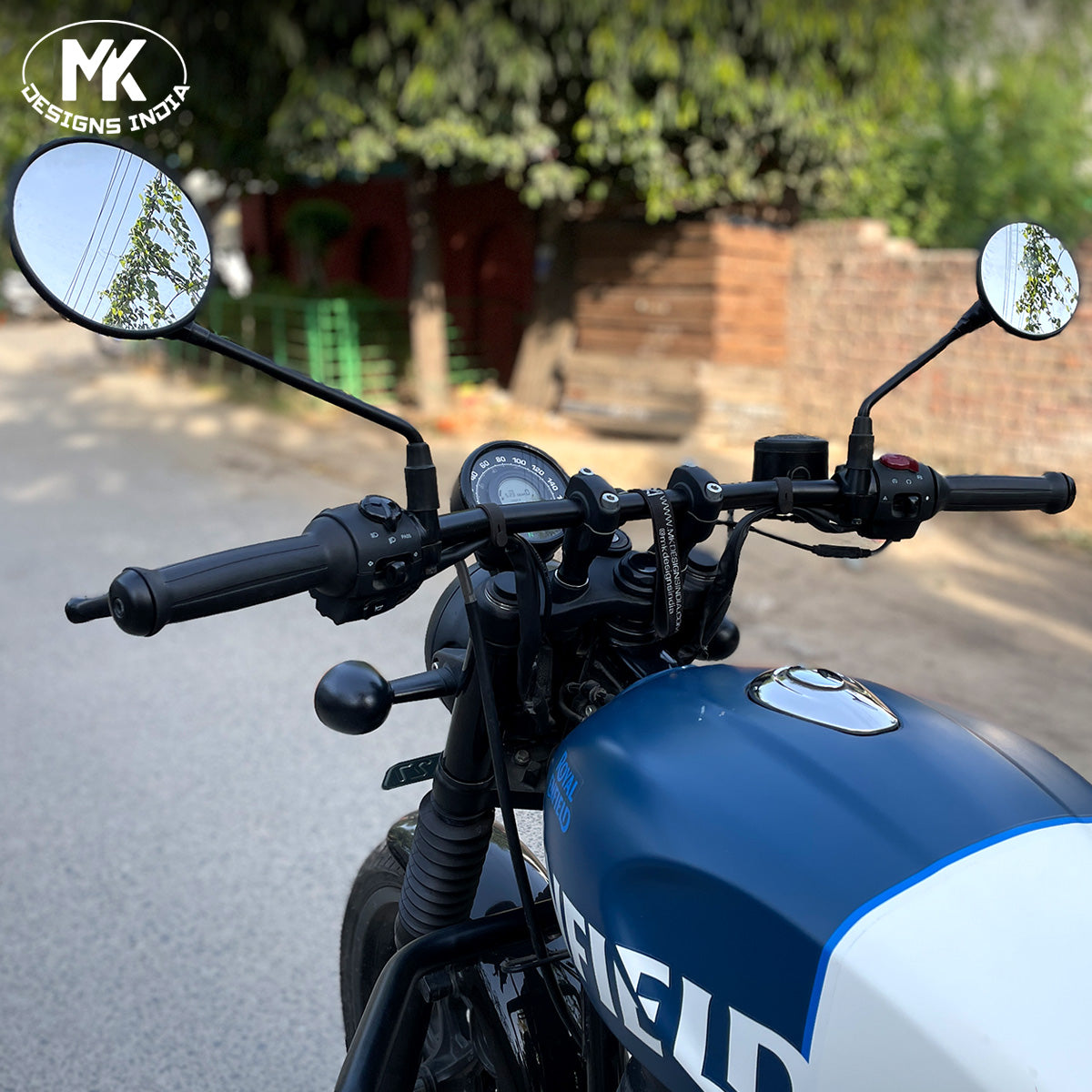 Drag Handle Bar with Risers for Hunter.