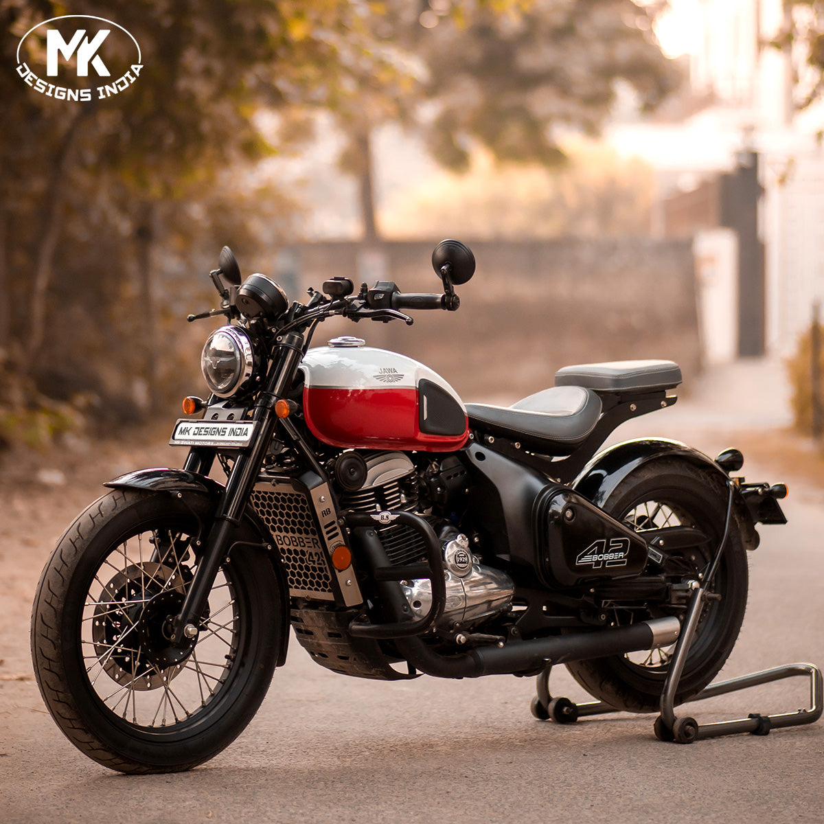 Pillion Seat for Bobber – MK DESIGNS INDIA - Main Image