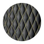 Diamond Stitch Yellow Thread